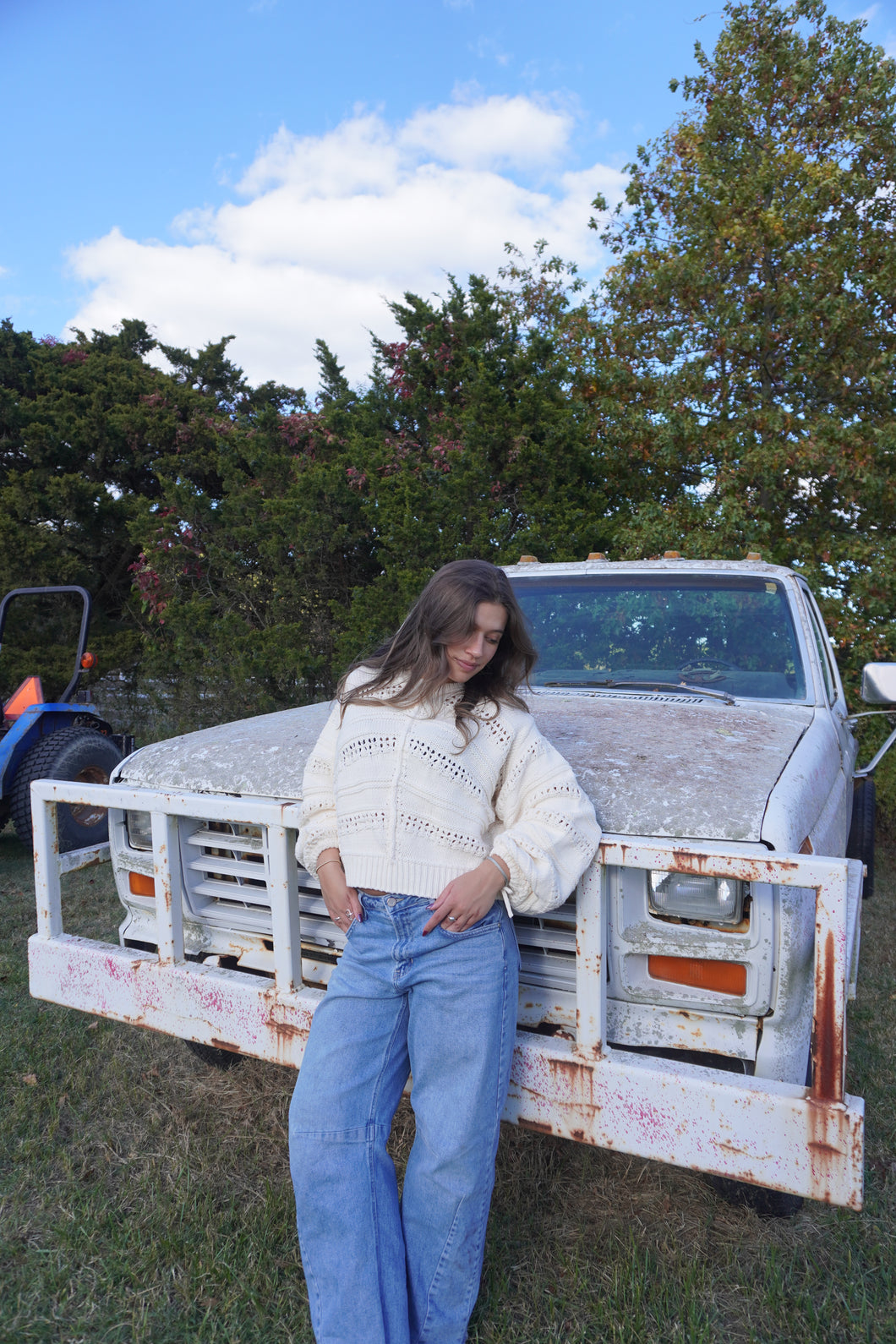 Stable Check Sweater