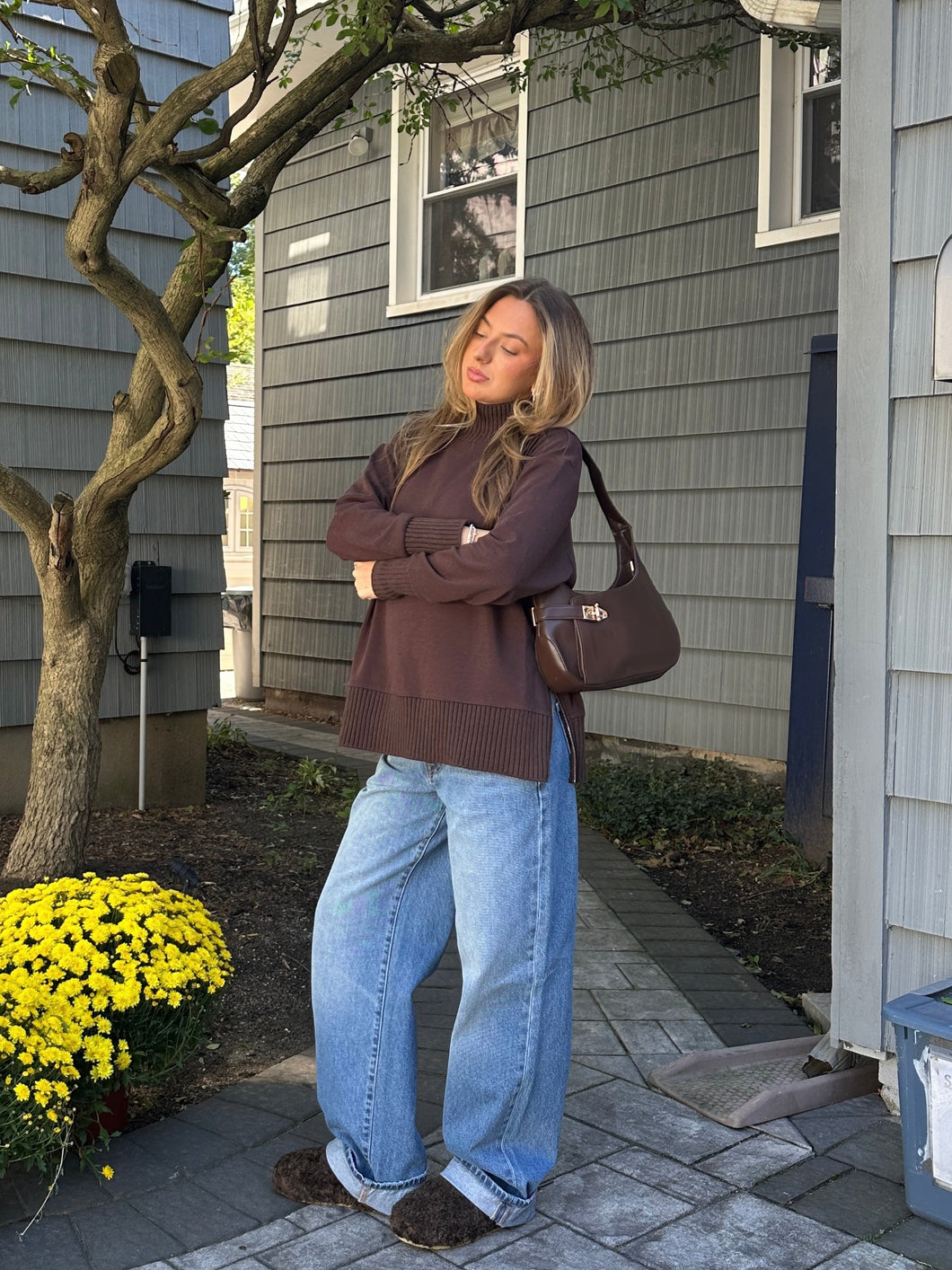 ZSUPPLY Sable Mock Neck Top