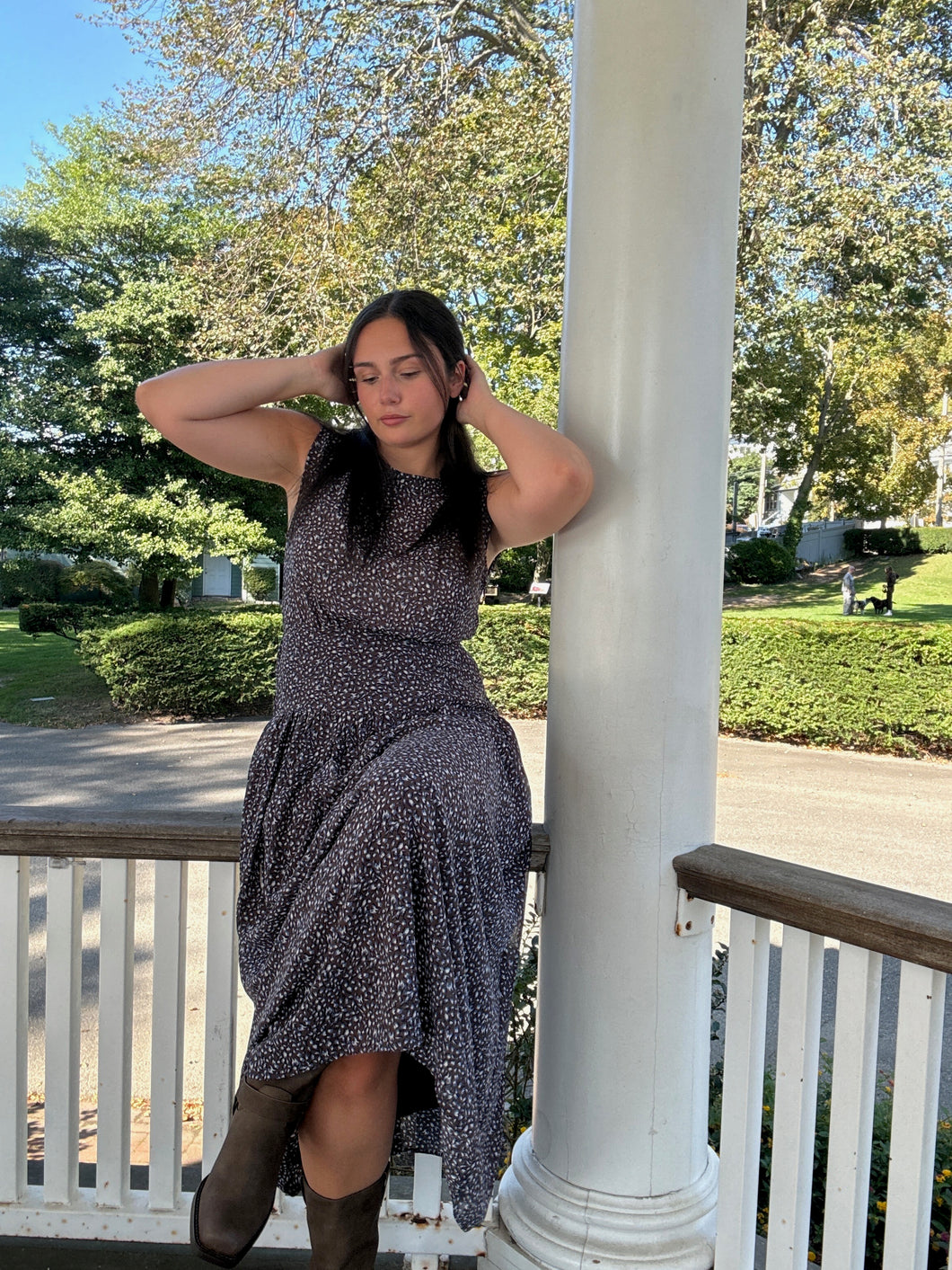 ZSUPPLY Etta Aspen Floral Midi Dress