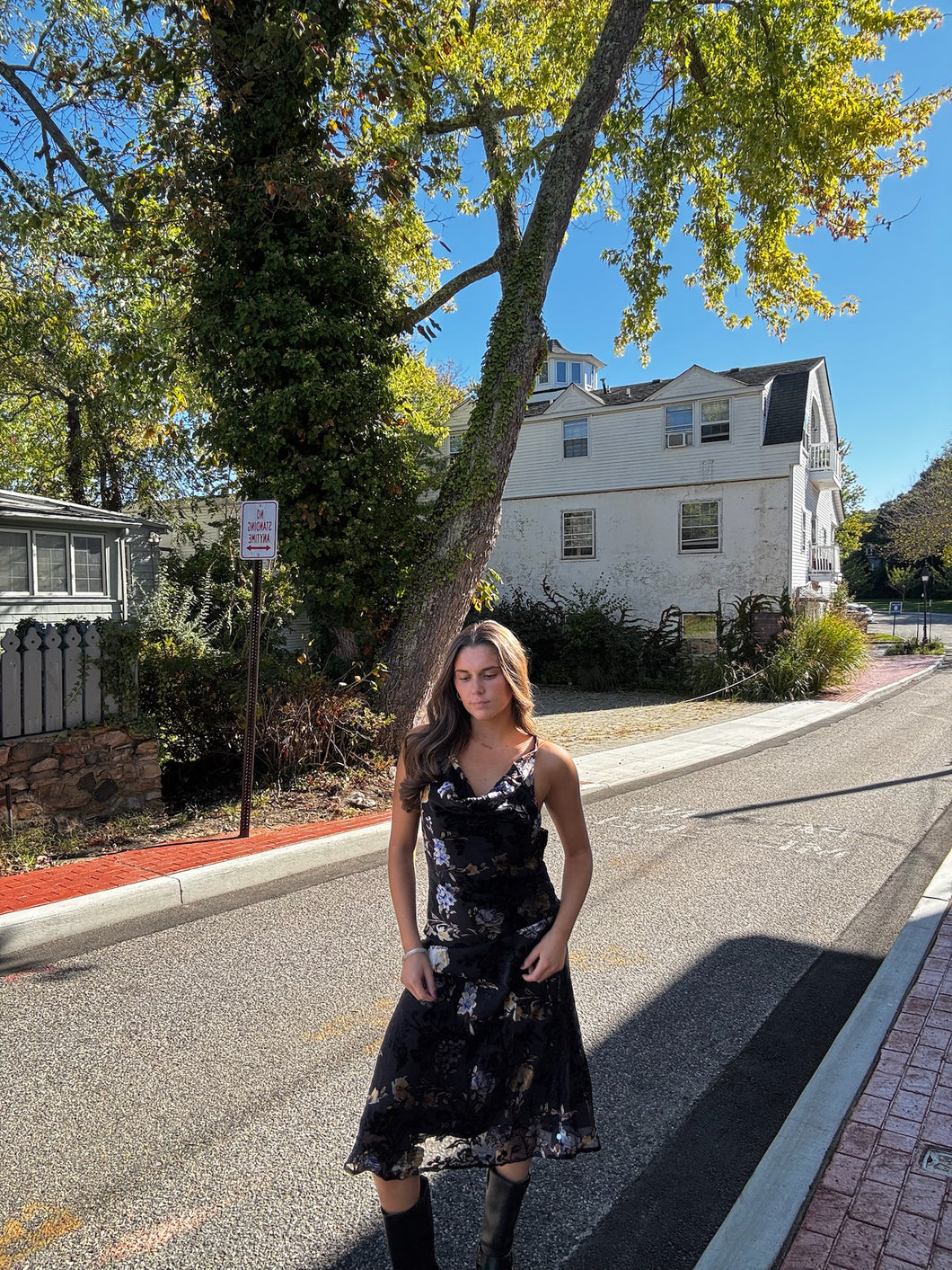 Dahlia Cowl Neck Dress